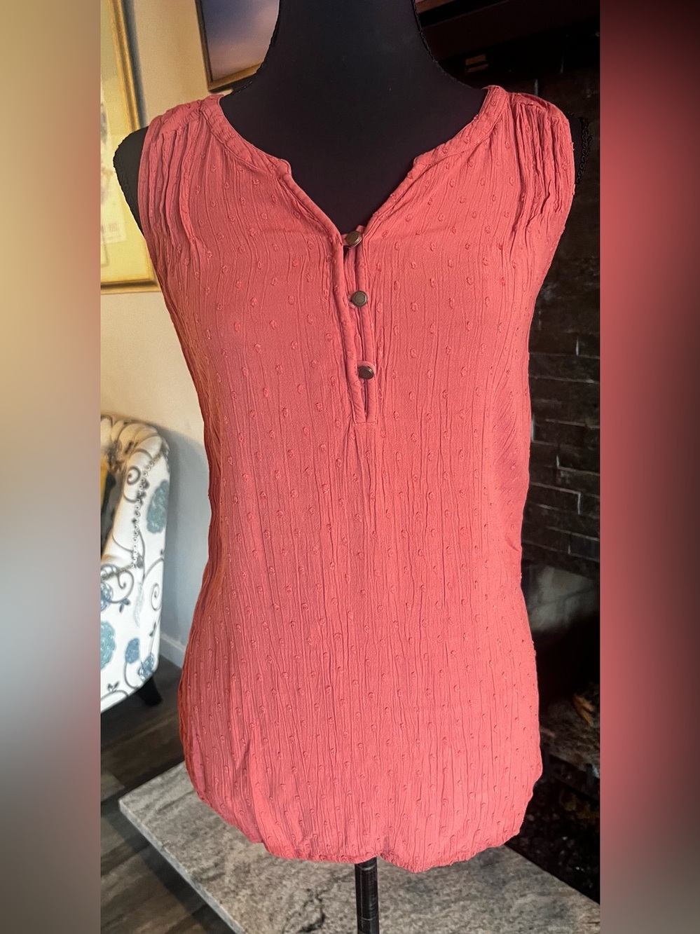 Sonoma pink textured tank
